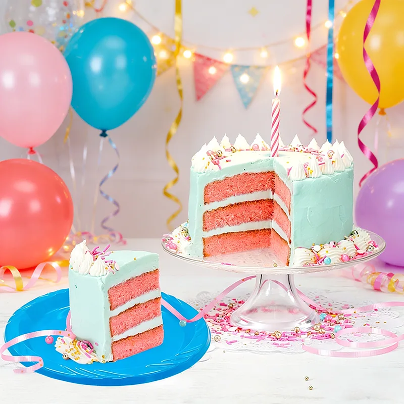 7 inch wegwerp ronde feest plastic plaat