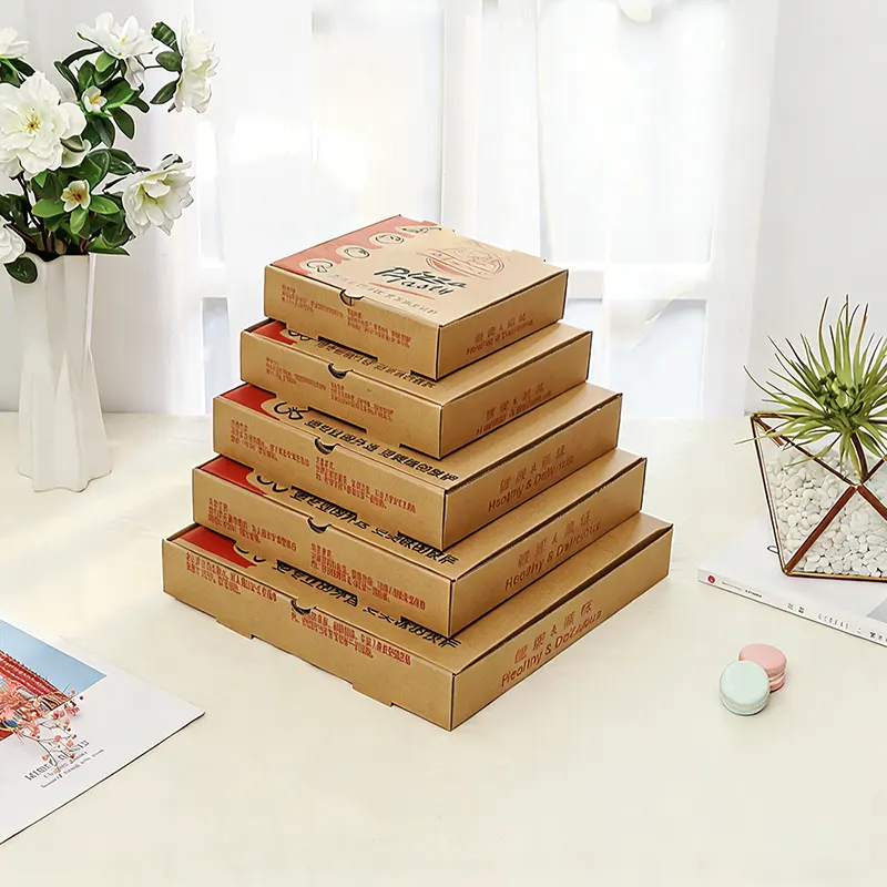 9 inch op maat gemaakte pizzadoos