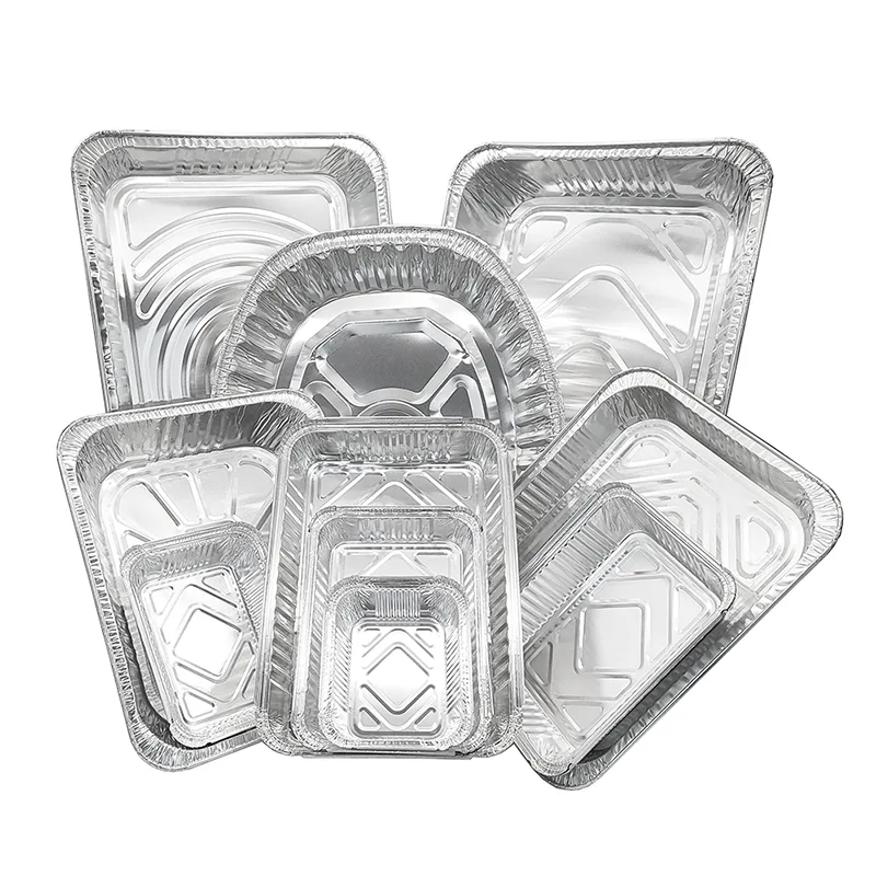 Serie vierkante barbecue-aluminiumplaten